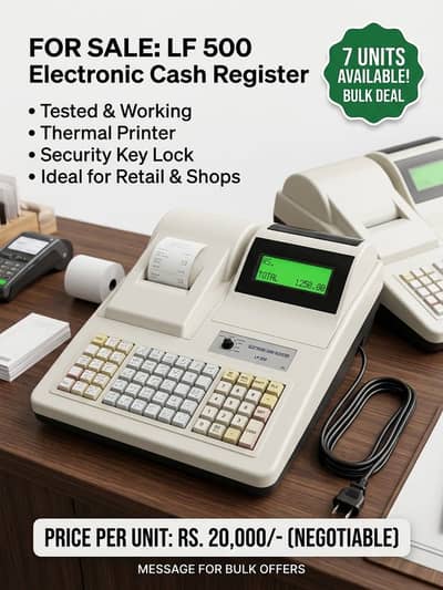 Electronic cash register machines LF 500 model ,billing machine 7 unit