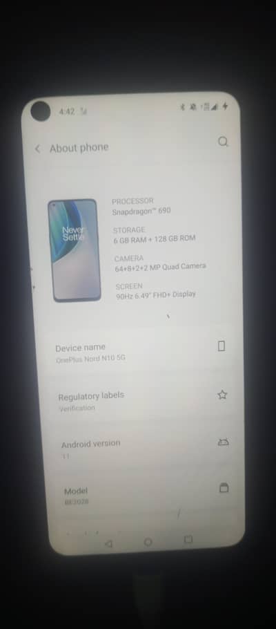 One Plus Nord N10
