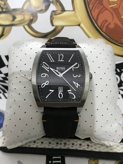 HUGO BOSS-NEW & ORIGINAL WATCH-LEATHER STRAP-SEIKO CITIZEN CASIO OMAX