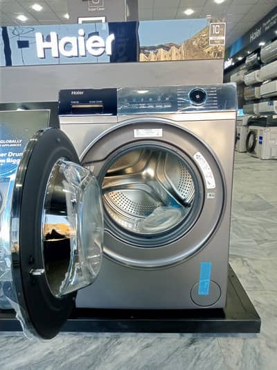 Haier 12 kg front load washing machine fresh new