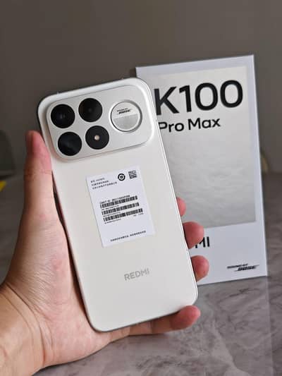 REDMI K100 PRO MAX white and red