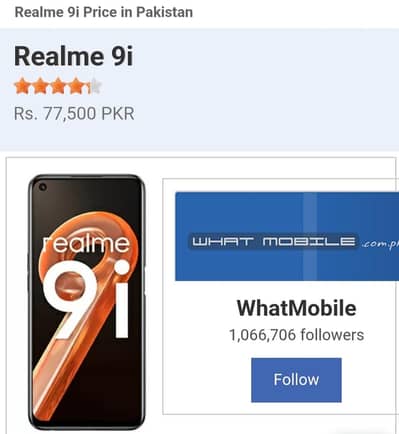 Realme 9i pack set condition 10/09 moret concession with serious buyer