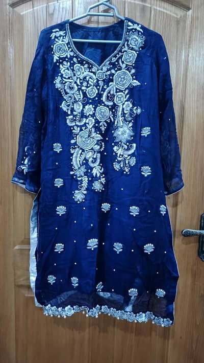 Heavy embroidered suit