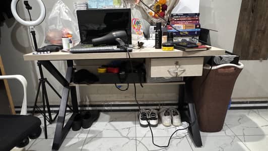 Modern Study/Computer Table + Revolving Chair
