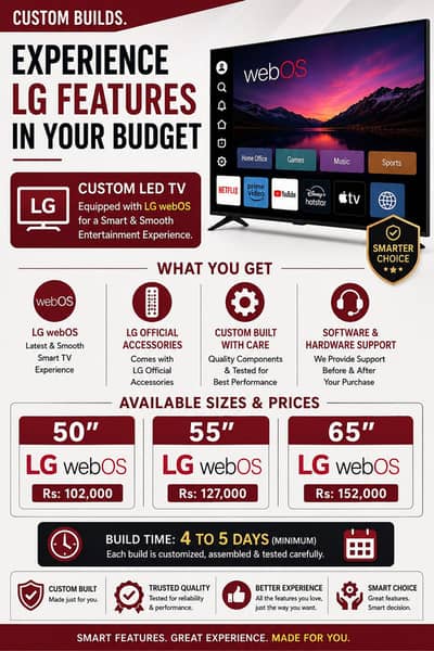 Get LG WebOS Smart TV Features – Save Up to 50%!