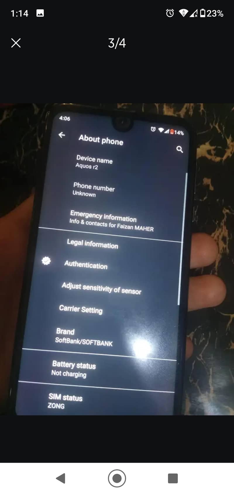 Sharp Aquos R2 1