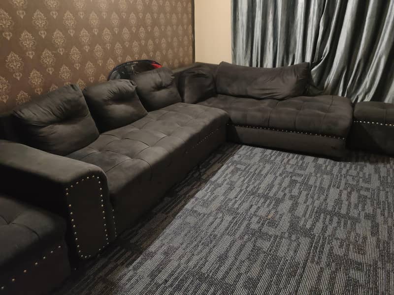 L shape sofa 1