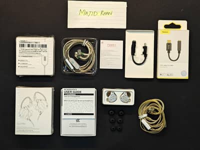 KZ ZS10 Pro IEMS + KZ M2 DSP Cable