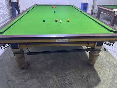 2 Snooker Tables 1 foosball (Baway) wali Game for sale