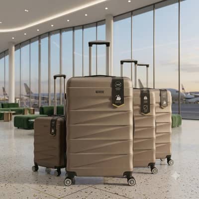 Premium ABS Fibre Hard Shell luggage 4 Wheel 360° Premium Suitcase