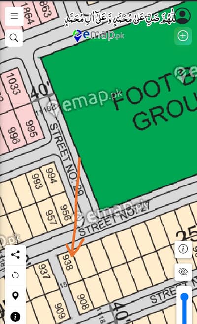 Prime location 5 Marla plot for sale in fasial hills of block c Islamabad