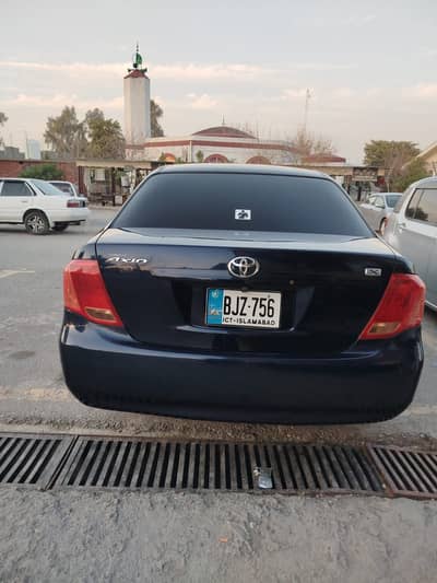 Toyota Corolla Axio 2007 import 2013