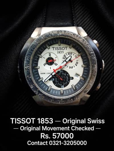 Tissot chronograph Watch Swiss Original