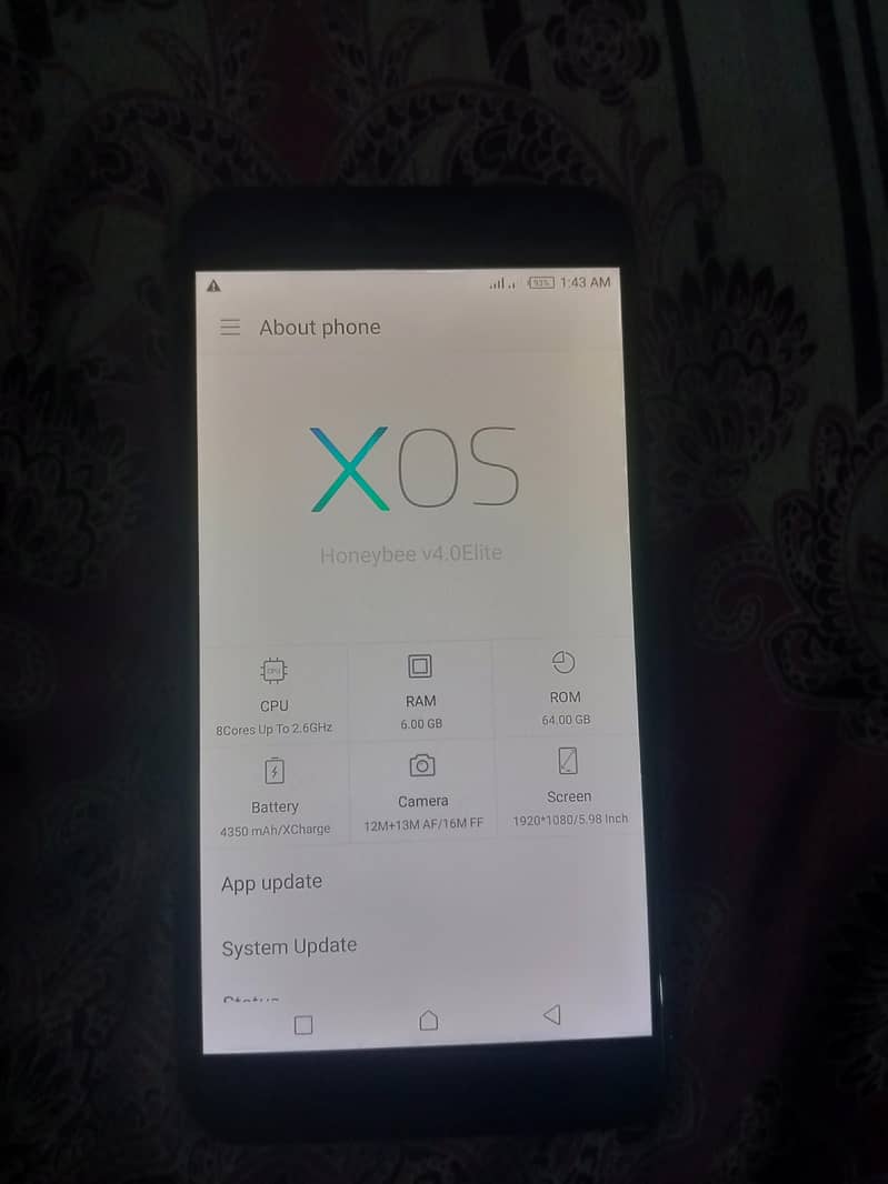 Infinix Zero 5 4