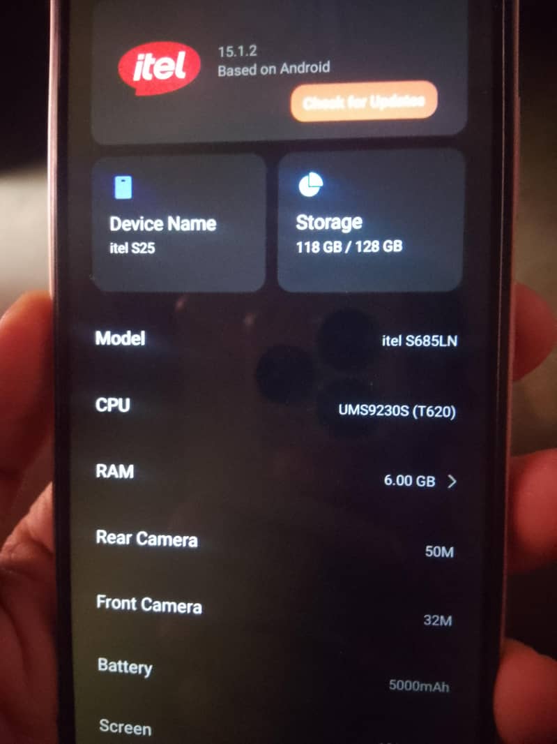 Itel S25 6