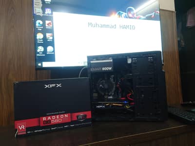 Ryzen 5 2600 with xfx rx 580 8gb bought it box packed.