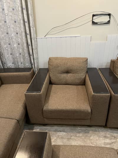 Sofa and table