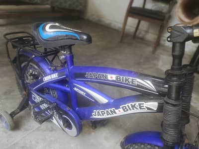 Almost new. . . coz my kid is too small for this cycle