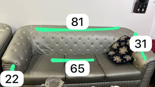heavy diar wood sofa set 3,2,1.