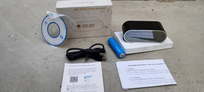 HD WiFi Clock Camera Surveillance