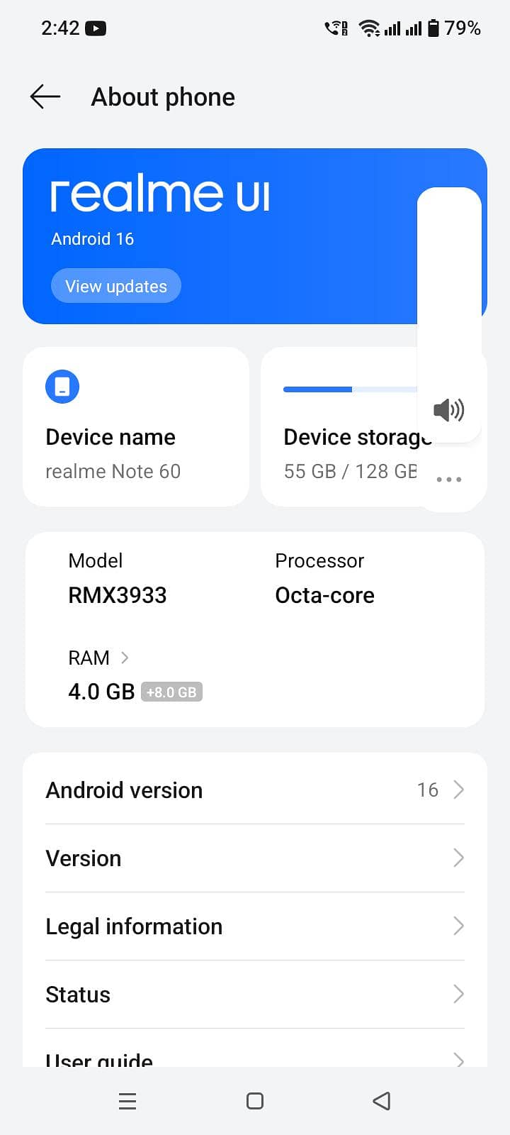 Realme Note 60 7