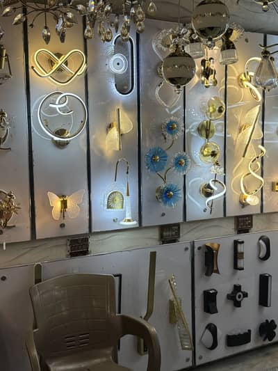 Beautiful Fancy Lights jhumars chandeliers fanoos available