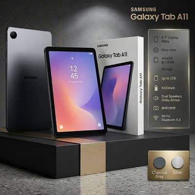 Samsung's Galaxy newest tablet A11 box pack