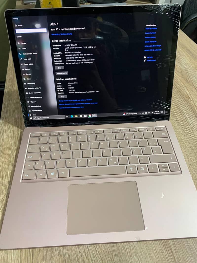 Microsoft surface laptop 3 4