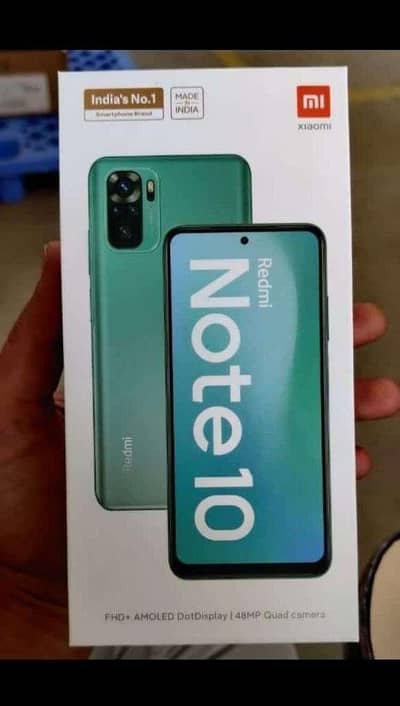 Xiaomi Redmi Note 10 (Box + Charger Only)