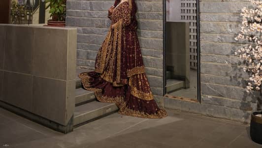 Bridal Lehnga with Maxi