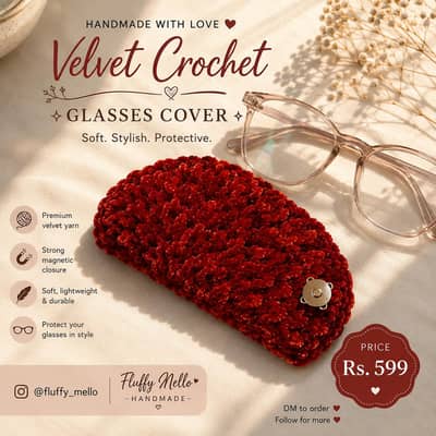 velvet glasses cover