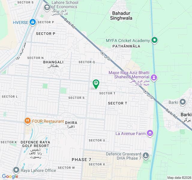 Phase 7 T BLOCK Corner TOP LOCATION PLOT 0