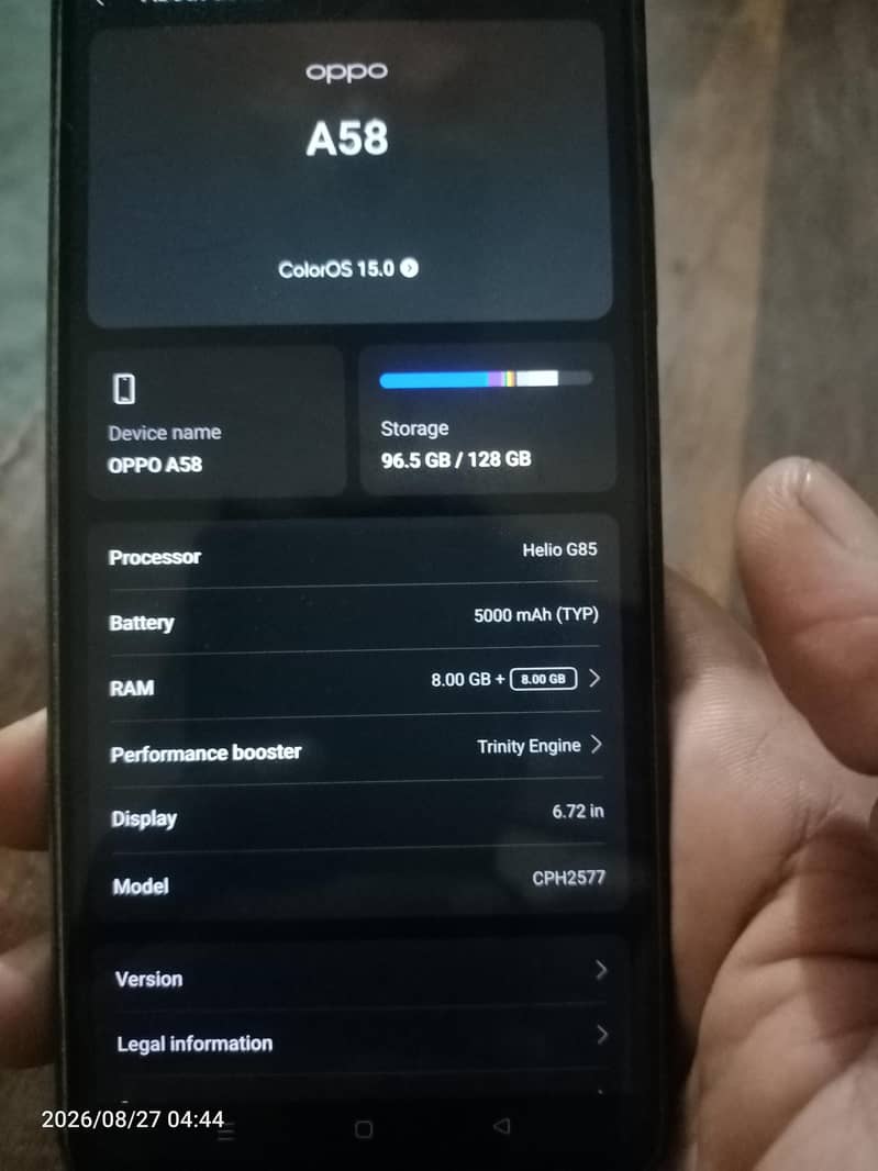 oppo A58 6