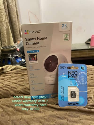 Original Ezviz  brand new with 7 years warranty card