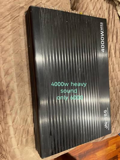 Kenwood original speaker with amplifier