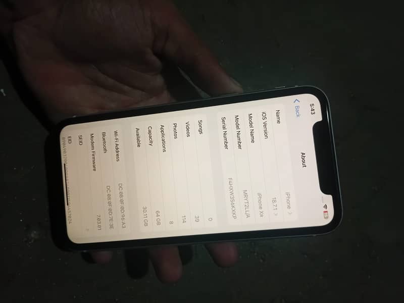 Iphone xr 5