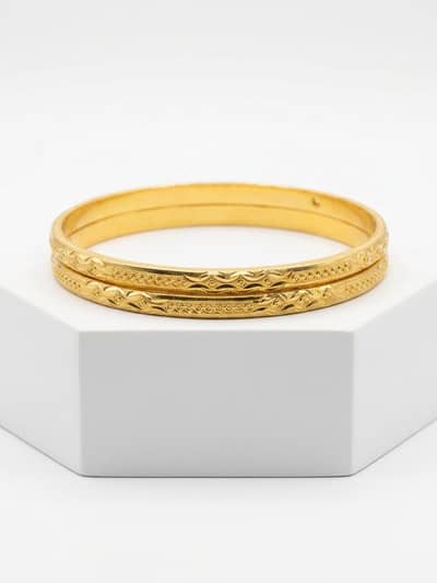 22 KARAT GOLD BANGLES IN USED PRICE LIKE NEW HAMZA JEWELLERS