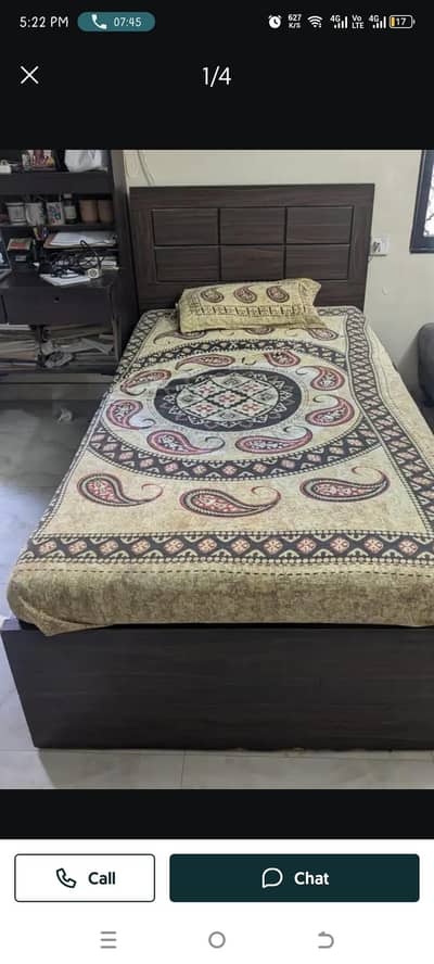 Single Bed with Table