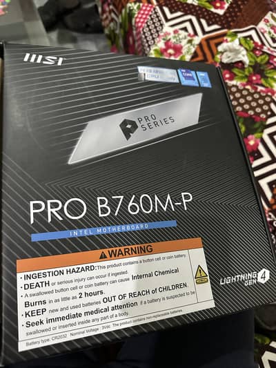 MSI PRO B760M-P DDR5 Motherboard | Like New | Less Than 48 Hours Used