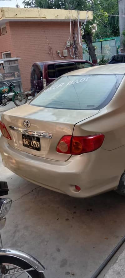Toyata corolla gli 2009 model