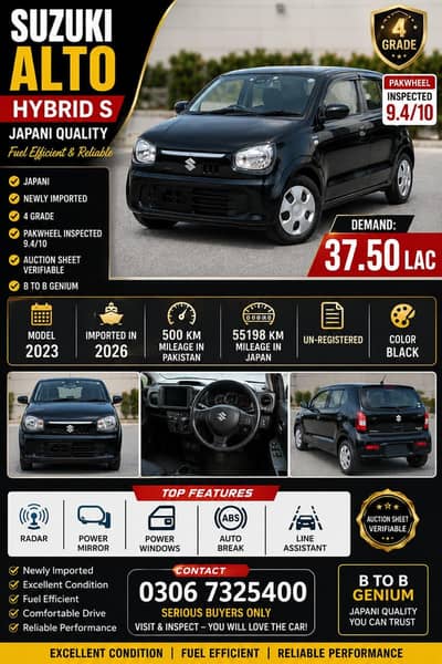 Suzuki Alto Hybrid S Japani