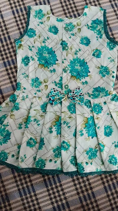 lawn frock with pajama
