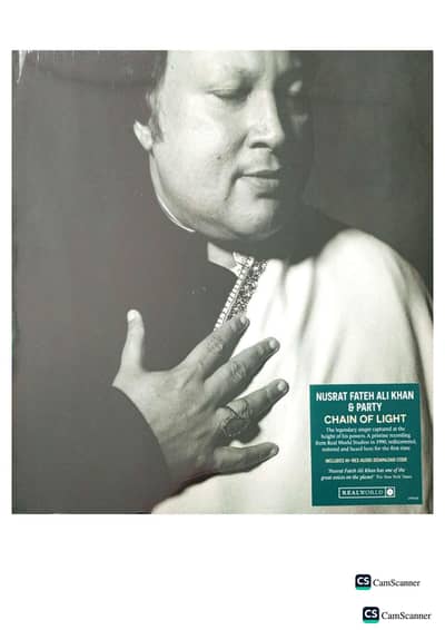 Brand New and Sealed Pack LP Records of Nusrat Fateh Ali Khan