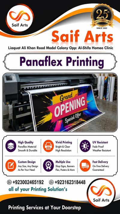 Panaflex Printing | Complete Printing, Signage, Wallpaper & Shades