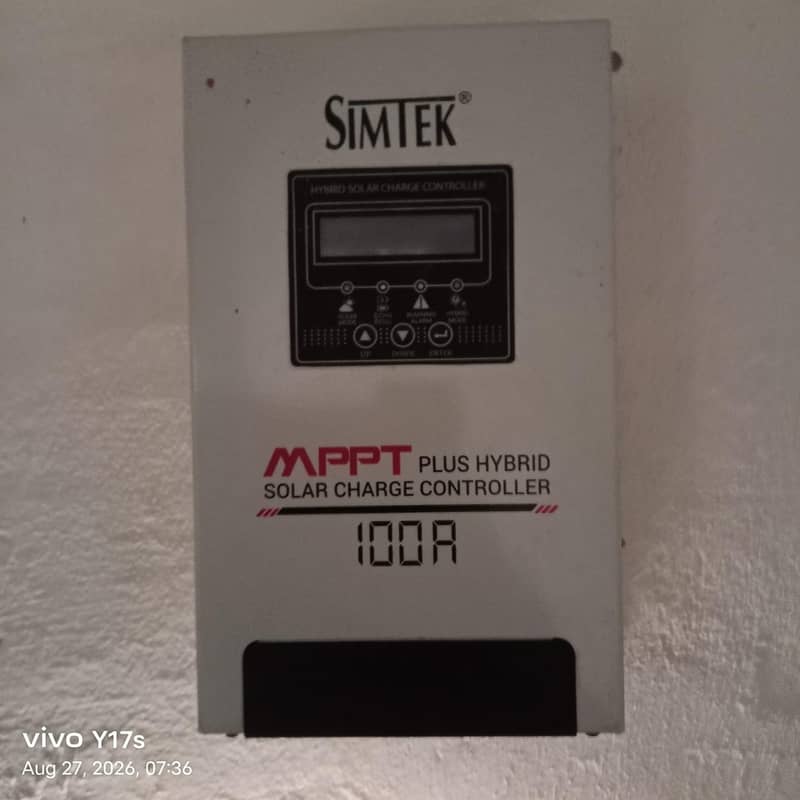 simtak mppt charge controller 100amp 0