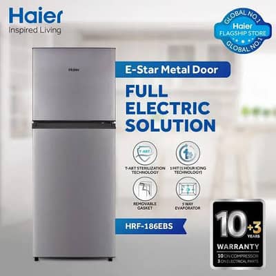 ​Haier Double Door Refrigerator - Super Condition (Urgent Sale)
