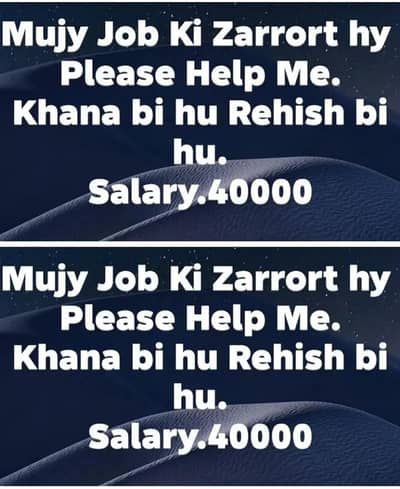 I Really Need A Job