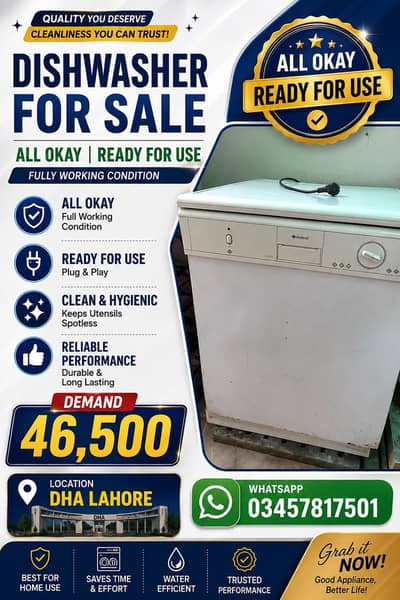 Dishwasher urgent sale