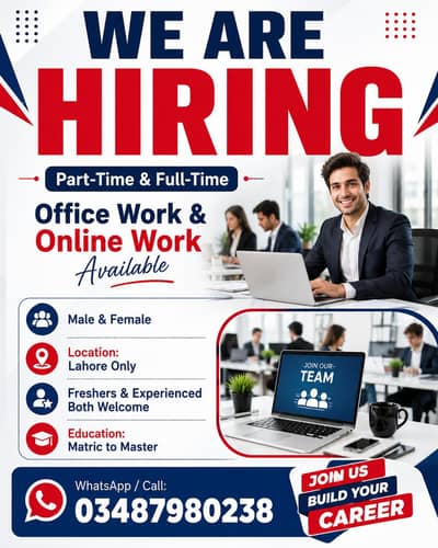 PART TIME WORK AVAILABLE FOR MALES AND FEMALES