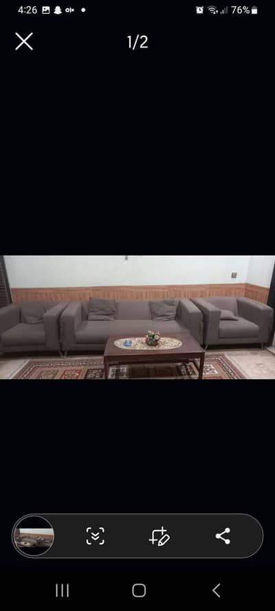 large sofa set